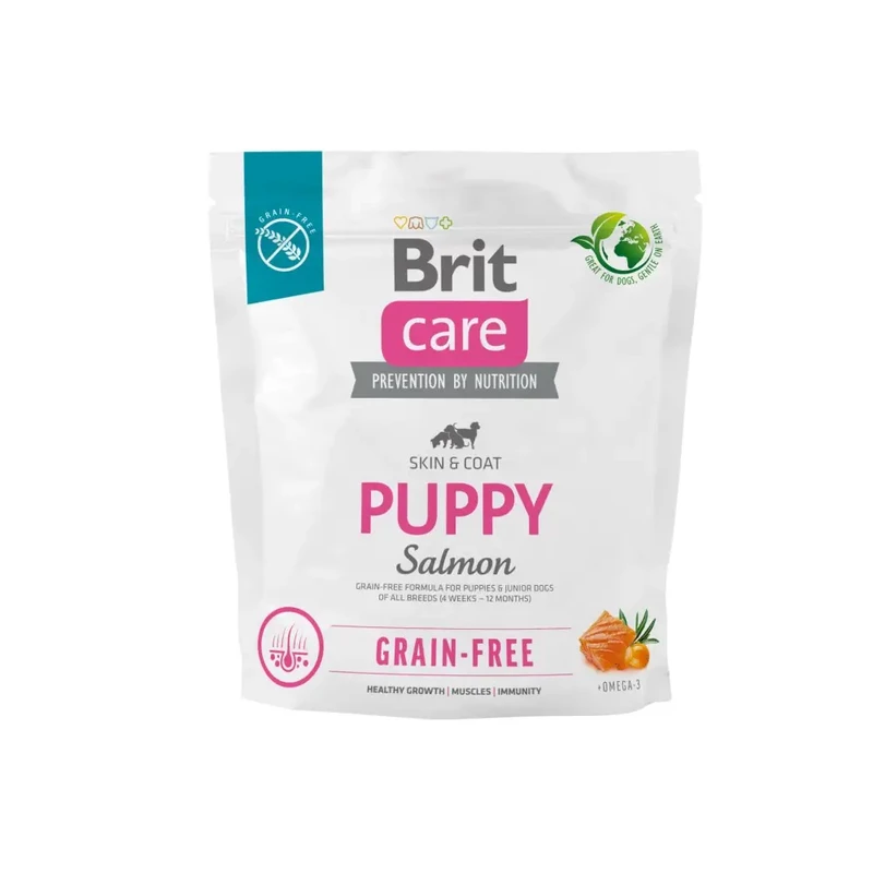 Brit Care Grain-Free Puppy Salmon 1 кг сухой корм для щенков беззерновой Акция